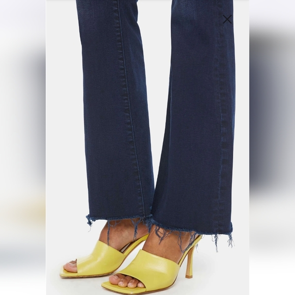 Mother Women's The Weekender Fray Jeans - Color One Fell Sweep - Picture 3 of 6